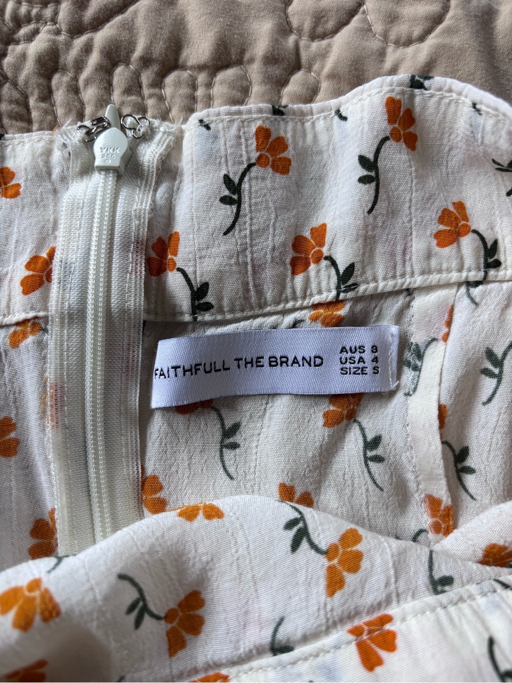 Faithfull the Brand Kamares Skirt In Marje Floral Print size 4 - Picture 4 of 6